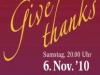 Give thanks - Plakat