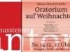 Plakat Weihnachtskonzert Kantorei